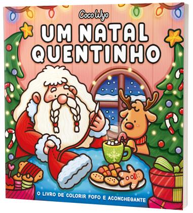Livro - Um Natal quentinho (Cozy Christmas) – livro de colorir Coco Wyo Imagem de Livro - Um Natal quentinho (Cozy Christmas) – livro de colorir Coco Wyo