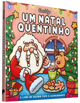 Livro - Um Natal quentinho (Cozy Christmas) – livro de colorir Coco Wyo Imagem de Livro - Um Natal quentinho (Cozy Christmas) – livro de colorir Coco Wyo
