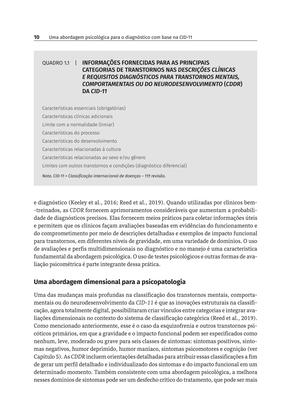 Imagem de Livro - Uma Abordagem Psicológica Para o Diagnóstico com Base na CID-11