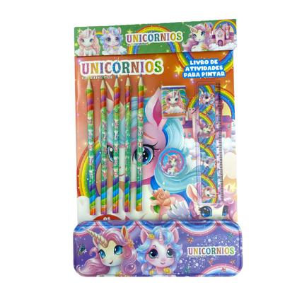 Imagem de Livro - Unicórnios Aventuras para Colorir