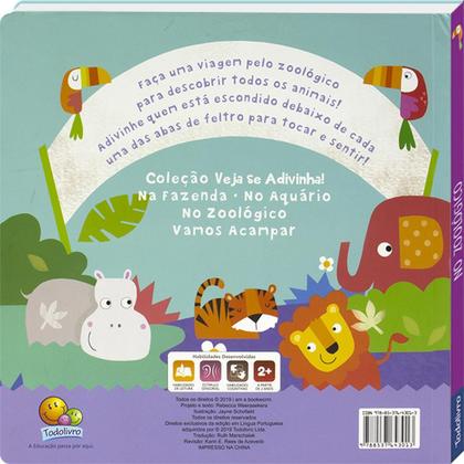 Imagem de Livro - Veja se adivinha! No zoológico