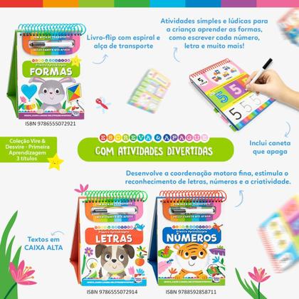 Imagem de Livro - Vire e Desvire-Primeira Aprendizagem: Números