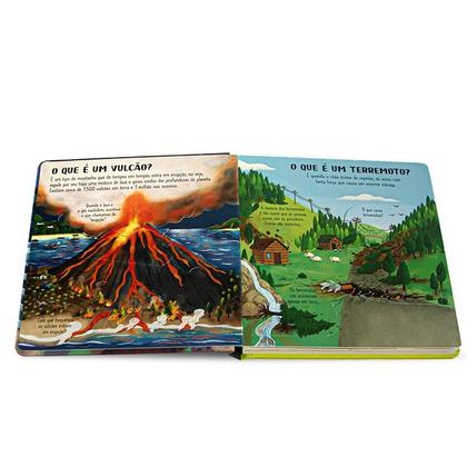 Imagem de Livro - Vulcões E Terremotos: Abra E Descubra!