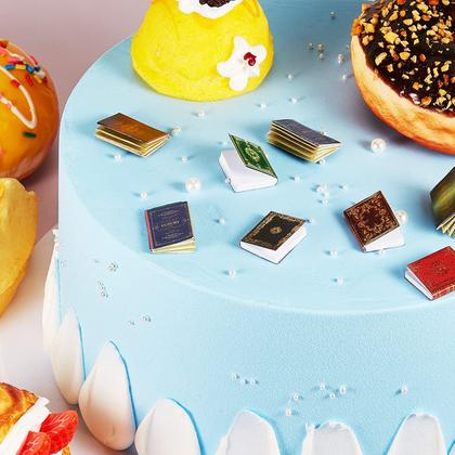 Imagem de Livros de casa de bonecas em miniatura Skylety 1:12 em escala x24 sortidos