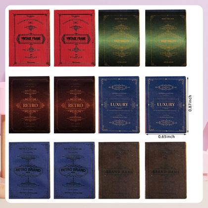 Imagem de Livros de casa de bonecas em miniatura Skylety 1:12 em escala x24 sortidos