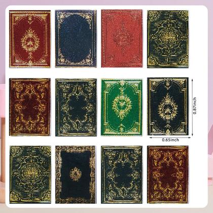 Imagem de Livros de casa de bonecas em miniatura Skylety 1:12 em escala x24 sortidos