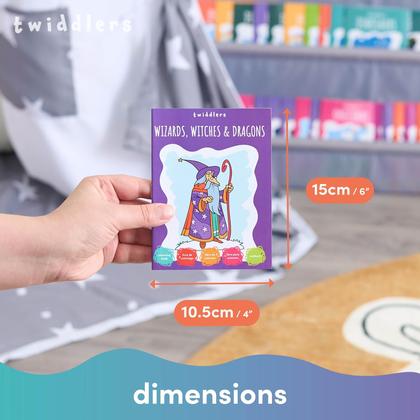 Imagem de Livros de colorir THE TWIDDLERS, pacote com 24 e 6 temas para crianças a partir de 3 anos