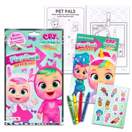 Imagem de Livros para colorir e atividades Bendon Cry Babies com Imagine Ink