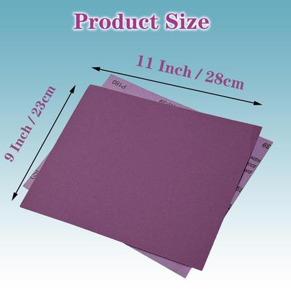 Imagem de Lixa Autkerige Wet Dry Grit 400-2000 30 folhas 23x28cm