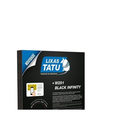 Imagem de Lixa Black Infinity Tatu 120 Agua/Ferro/Massa  W29101200025 ./ Kit Com 25