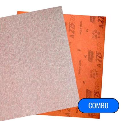 Imagem de Lixa D'água à Seco A275 Grana 220 Kit com 10 Unidades 5539534941 NORTON
