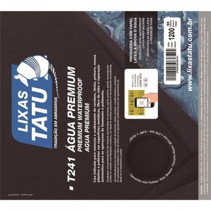 Imagem de Lixa Dagua Tatu 120 Hidrolix T24501200050 - Kit C/50