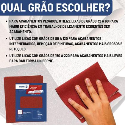 Lixa De Massa E Maderia Parede Remoção Grãos Cascalhos 60 80 100 120 150 180 220 Tigre 5 Unidades Imagem de Lixa De Massa E Maderia Parede Remoção Grãos Cascalhos 60 80 100 120 150 180 220 Tigre 5 Unidades