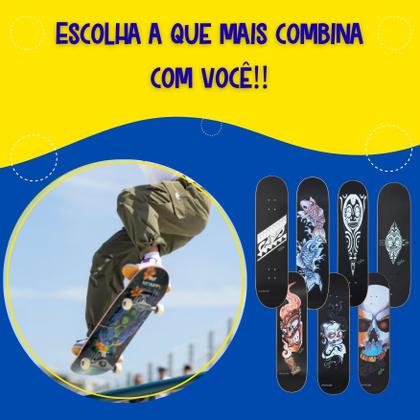 Imagem de Lixa de Skate e Patinete Autoadesiva Emborrachada  Alta Aderência, Durabilidade, Conforto e Estilo