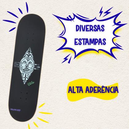Imagem de Lixa de Skate e Patinete Autoadesiva Emborrachada  Alta Aderência, Durabilidade, Conforto e Estilo