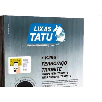 Imagem de Lixa Ferro Tatu 220 - Pacote Com 25 Folhas - Kit C/25 Pecas