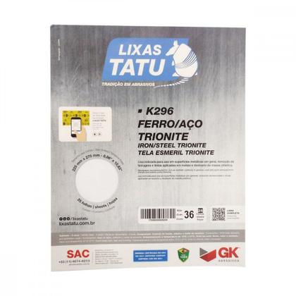 Imagem de Lixa Ferro Tatu 36 Trionite K29600360025 - Kit C/25