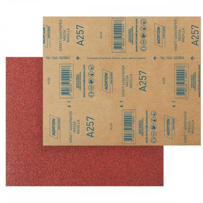 Imagem de Lixa Massa Norton 120 . / Kit C/ 50 Folhas