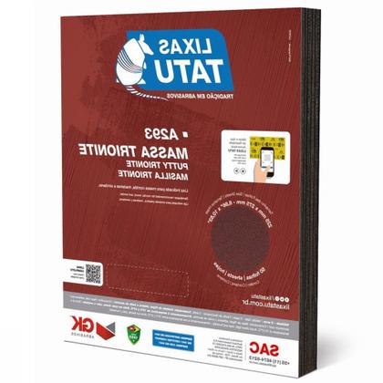 Imagem de Lixa Massa Trionite 100 ./ Kit Com 50 Folhas