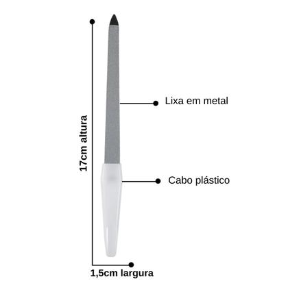Imagem de Lixa Metálica Grande com Cabo Plástico - Marco Boni