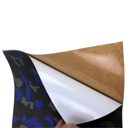 Lixa Skate Importada Camuflado Azul Obi Imagem de Lixa Skate Importada Camuflado Azul Obi