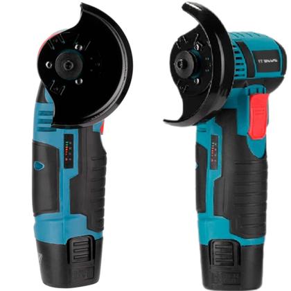 Imagem de Lixadeira Angular Acabamento Polimento Esmirilhadeira Esmerilhadeira Mini Recarregável A Bateria