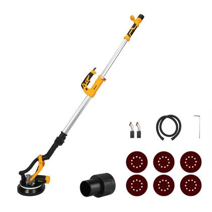 Lixadeira de Parede e Teto 215mm 800W 127V Deko com 6 Discos