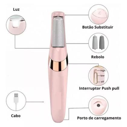 Imagem de Lixadeira De Pé Automática Recarregável Removedor De Calos Bivolt 110V/220V
