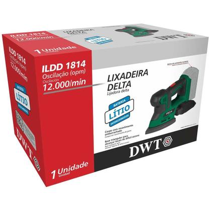 Imagem de Lixadeira Delta 18V Ildd1814 sem Bateria Dwt