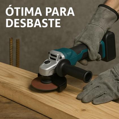 Imagem de Lixadeira Esmeriladeira Angular Portátil 48v 2 Baterias