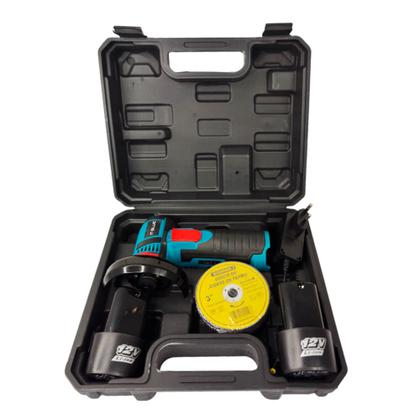 Imagem de Lixadeira Esmerilhadeira Angular 12v com 20 Discos de Corte Acabamentos Bateria