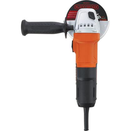Imagem de Lixadeira Esmerilhadeira Angular Potente 4.1/2 650w 110v Black+Decker Com 5 Discos