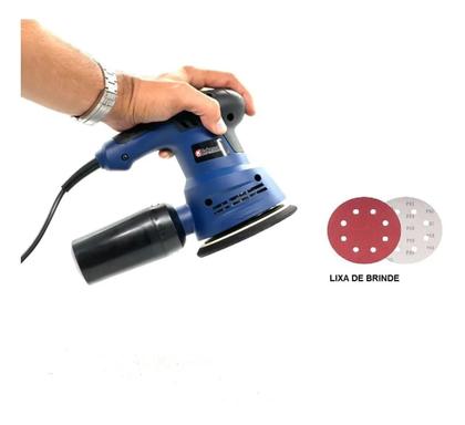 Imagem de Lixadeira Excêntrica 300w 110V  Profissional Sa 1017 Sa Tools Roto Orbital