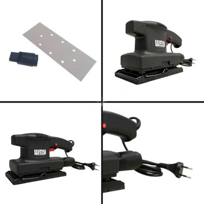 Imagem de Lixadeira Orbital Elétrica Vibratória 250W 10000 Rpm Parede Madeira Importway Iwlx