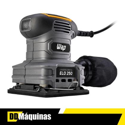 Imagem de Lixadeira Orbital Elo 250 1400 OPM com Parafusadeira e Furadeira ⅜” 12V e Caixa Organizadora 15