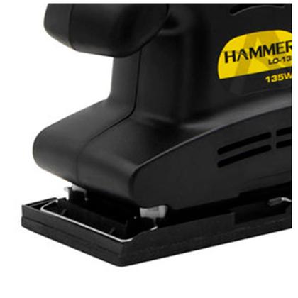 Imagem de Lixadeira Orbital Hammer 1/3 Cor Preto/amarelo 110v