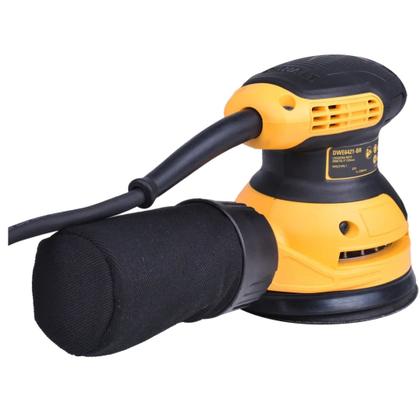 Lixadeira Orbital Profissional Amarela 127V 5'' - Dewalt