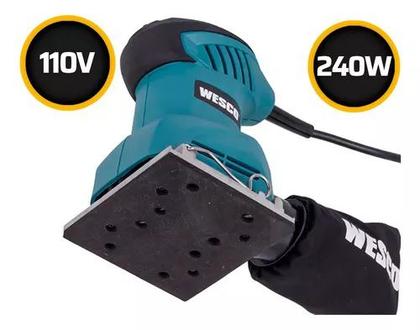 Imagem de Lixadeira orbital Wesco WS4151 azul 240W 127V