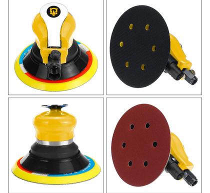 Imagem de Lixadeira Pneumática Orbital 6 Rokit Roquite Hookit The Black Tools