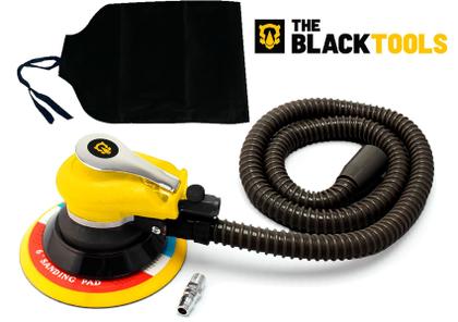 Imagem de Lixadeira Pneumática Orbital 6 Rokit Roquite Hookit The Black Tools