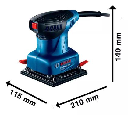 Imagem de Lixadeira Profissional Orbital Bosch Professional Gss 140 Azul 220w 127v