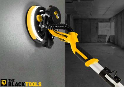 Imagem de Lixadeira Profissional Parede E Teto Led 750w Com Aspiração The Black Tools