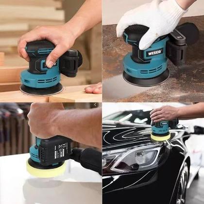 Imagem de Lixadeira Roto Orbital A Bateria 18v 4ah Wesco Ws2302 Bivolt