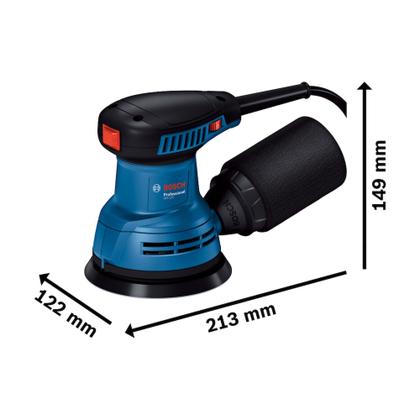 Imagem de Lixadeira Roto Orbital Professional Bosch Gex 125 280W 127 ou 220V