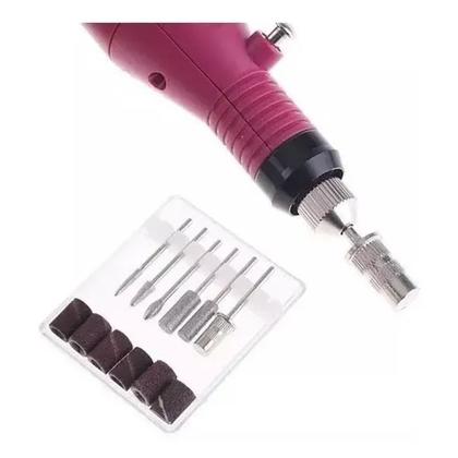 Imagem de Lixadeira Unha Lixa Elétrica Bloco Motor Bivolt profissional.