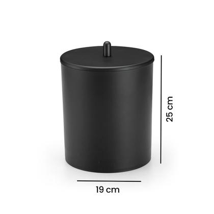 Imagem de Lixeira 5 Litros Com Tampa Multiuso Para Banheiro E Cozinha ~ Arthi