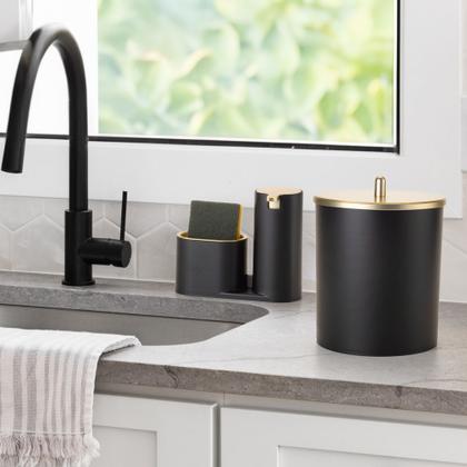 Imagem de Lixeira 5 Litros Com Tampa Multiuso Para Banheiro E Cozinha ~ Arthi