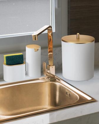 Imagem de Lixeira 5 Litros Com Tampa Multiuso Para Banheiro E Cozinha ~ Arthi