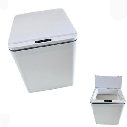 Imagem de Lixeira 6 Litros Automática C/ Sensor Recarregàvel Via USB Cozinha