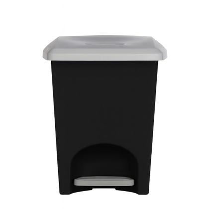 Imagem de Lixeira 7 Litros com Pedal e Tampa Basculante Compacta Escritório Banheiro Cozinha